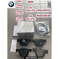 BMW 5 SERIES E60 E61 6 SERIES E63 E64 7 SERIES E65 E66 X5 E70 F16 X6 E72 F16 RR1 REAR DISC BRAKE PAD