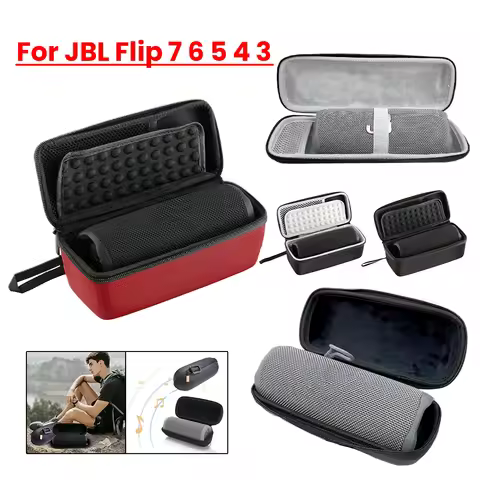 Hard Carrying Case for JBL Flip 7 6 5 4 3 Speaker Portable Storage Bag Waterproof Protective Travel 