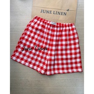 Women's high-quality Muslin bucket, with pockets. JUNE LINEN Q15