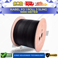 Kabel FO 1 Core 1000 Meter 3 Sling SC/UPC 1 Roll