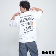 DOSH MENS OVERSIZED T-SHIRTS FLINTSTONES เสื้อยืดโอเวอร์ไซส์ DFTMT5013-OW