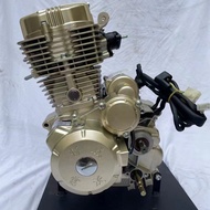 High Speed 200CC Motorcycle Engine 5 Gears CG200 Engine Assembled Air Cooling