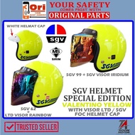 SGV 62 / SGV 99 HELMET SPECIAL EDITION WITH VISOR LTD RAINBOW / SGV IDIRIUM / FOC HELMET CAP / SGV S