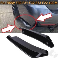 Universal Car Accessories Rear Bumper Split Side Spoiler Canards Car Rear Corner Black And Carbon Fi
