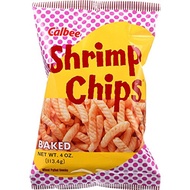 [USA]_Calbee Snapea Crisp Calbee Snapea Chips - Baked - Shrimp Flavored - 4 oz - case of 12