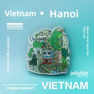 Acrylic Fridge Magnet Travel Souvenir Halong Bay Hue Da Nang My Tho Phú Quốc Island Vietnamese Cultu