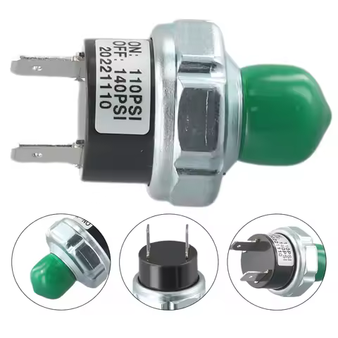 70-100/90-120PSI Air Compressor Pressure Switch 1/4" NPT 12V/24V For Train Horn 120-150PSI 110-140PS