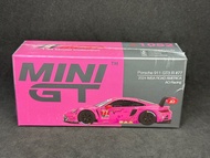 MINI GT 1052 Porsche 911 GT3 R #77 2024 IMSA ROAD AMERICA AO Racing minigt