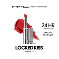 【BUY 3 GET 25% OFF】MAC Locked Kiss 24HR Lipstick kissproof transferproof lipstick 24 HR wear rich ma