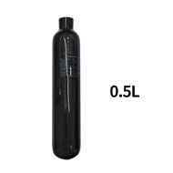 4500psi 300bar 30Mpa 0.5L 500cc Carbon Fiber Cylinder Paintball HPA Tank for PCP Air Rifle Thread  M