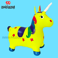 Jumping Animal Musik Mainan Anak Kuda Kudaan Sapi Karet Bisa Ditunggang