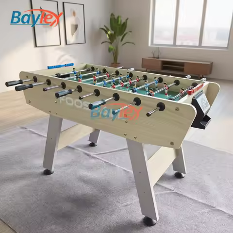 Most Popular Classic Indoor Game 1.4m Foosball Table 9mm MDF Soccer Table for Adults and Children