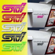 STI Emblem Car Metal Sticker Body Decoration Badge Decal For Subaru Outback Impreza Legacy WRX WRC X