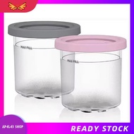 [ap4l43.] Replacement Ice Cream Pints Cups(2Pcs) for  CREAMI NC300s Series-Make& Storage Jars with S