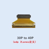 【Quality】 LED Screen EDP 30Pin to 40Pin/40Pin to 30 Pin Converter Cable 2Lanes Cord Adapter Connect