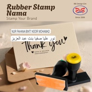 Rubber Stamp/Cop Company /Cop nama /Bank Cop FAST SHIPPING