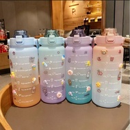 Presale 2000ml viral Water Bottle Motivational Water Bottle