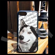 哈士奇 黑 狗 二哈 手繪 客製 手機殼 iPhone 13 12 11 XR 8 7 14