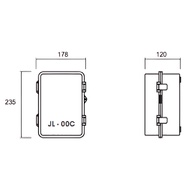 Tủ điện LiOA chống nước chống cháy hộp kỹ thuật dùng trong nhà và ngoài trời JL-00C & JL-00B