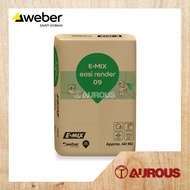 E MIX EASI RENDER 09 PREMIXED CEMENT RENDER FOR BRICK, BLOCK AND FAIRFACE CONCRETE WALLS, PATCHING A