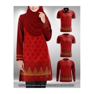 Sublimation Muslim Batik Songket T-Shirt