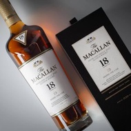 麥卡倫 - 麥卡倫18年雪莉桶單一純麥威士忌 THE MACALLAN HIGHLAND SINGLE MALT SCOTCH 18 YEARS OLD SHERRY OAK CASK , 700ML