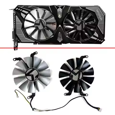 NEW 85MM 4PIN Cooling Fan GTX1660 1660S GPU FAN For Maxsun GTX1660 1660Ti 1660 SUPER video card fans