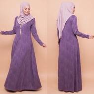 ✔☃Muslimah Moden Juwani Glitter Textured Cotton Jubah Dress