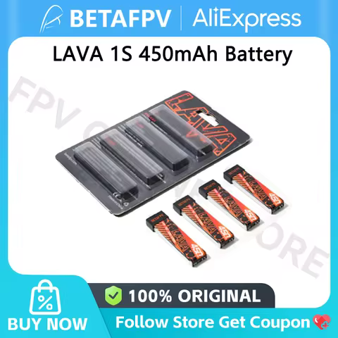 BETAFPV LAVA 1S 450mAh 75C Battery (4PCS) for Air75 Drones