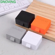 DNOVING Coin Cell Battery Storage , Portable Plastic CR2032 Battery Box,  10/20/30 Hole Small Batter