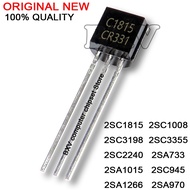 100pcs 2SC1815 2SC3198 2SC945 2SA1015 2SA1266 2SA733 TO-92 C1815 C3198 C945 A1015 A1266 A733 2SC2240