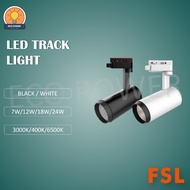 FSL LED TRACK LIGHT [BLACK/WHITE] [3000K/4000K/6500K]