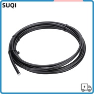 LUCKY-SUQI Bike Hydraulic Disc Brake Hose, Inserts Kit Black&Sliver Brake Hose Tube, Durable  Length