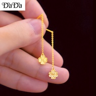 916 gold earrings Japanese and Korean four leaf earring earrings small fresh clover earring female