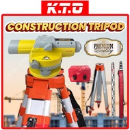 Professional Tool Automatic Optical Level Construction Dumpy Level Set Tripod And Leveling Rod / Civ
