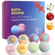 Plant Aromatherapy Salt Bath Ball Bath Tablets Essential Oil Bath Tablets Dried Flower Bath Tablets 