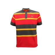 RENOMA Polo Tee 100% Cotton Stripe Design S