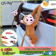 OLINI Monkey Plush Toys, Hanging Monkey Gibbon Quick Release Creativity Car Pendant, Trendy Long Arm
