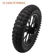 Bicycle Wheel 12 1/2x2.75 Front Wheel Suitable for Bicycle Electric Bicycle Wheel Replacement