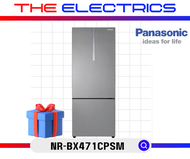 PANASONIC 2-DOOR BOTTOM FREEZER FRIDGE NR-BX471CPSM STEEL DOOR SERIES