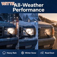 WITTE 2PCS Headlight Wiper Replacement, Black ABS Headlamp Wiper Arm, Precise Fit A1268204544，A12682