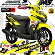 Decal Sticker Striping Variasi Mio Soul Gt 125 2015-2023 New Yamaha Mio Soul Gt 125 Led Yamaha Ego Avantiz 125 Yamaha Ego Avantiz 115 |Decal Semi Fullbody Mio Soul Gt 125 Sticker Mio Soul Gt 125 Lis Mio Soul Gt 125 Striping Mio Soul Gt 125 Fiat Biru