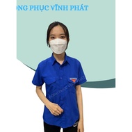 -Vietnamese Youth Union Shirts, Youth Uniforms - Youth Union Shirts for Men and Women with Embroider