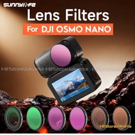 Sunnylife Filter Lens for DJI Osmo Nano CPL ND UV ND/PL Black Mist 1/4 Lens Filter Osmo Nano