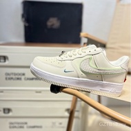 N & K Air Force 1 '7m White Low-Top Casual Sneakers X3RP RWQM