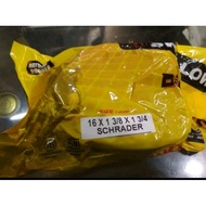 Folding bicycle inner tube 16 x 1 3/8 349 swallow AV valve