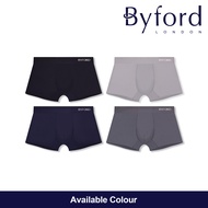Byford Seluar Dalam Lelaki | (4 Pcs) Byford Mens Microfiber Spandex Seamless Shorty Brief Underwear-