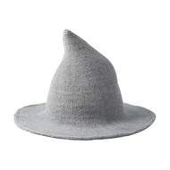 Hot Sale Hat Witch Hat Red Knitted Witch Hat Wool Hat Wizard Hat
