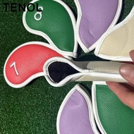 TENOL 8Pcs Golf Iron Head Covers Waterproof Adults Fit Most Clubs Golf Club Covers