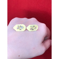 MATA Bird's eye earrings 375/8K gold earring